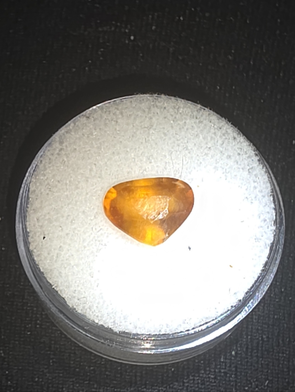 2.25ct Imperial Hessonite Garnet Color Shift Orange Yellow Loose Gemstone